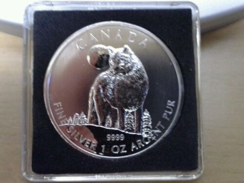 2011 Canada Silver Wolf 1 Ounce coin