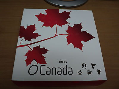 2013 O Canada Five Coin One Ounce Silver Set
